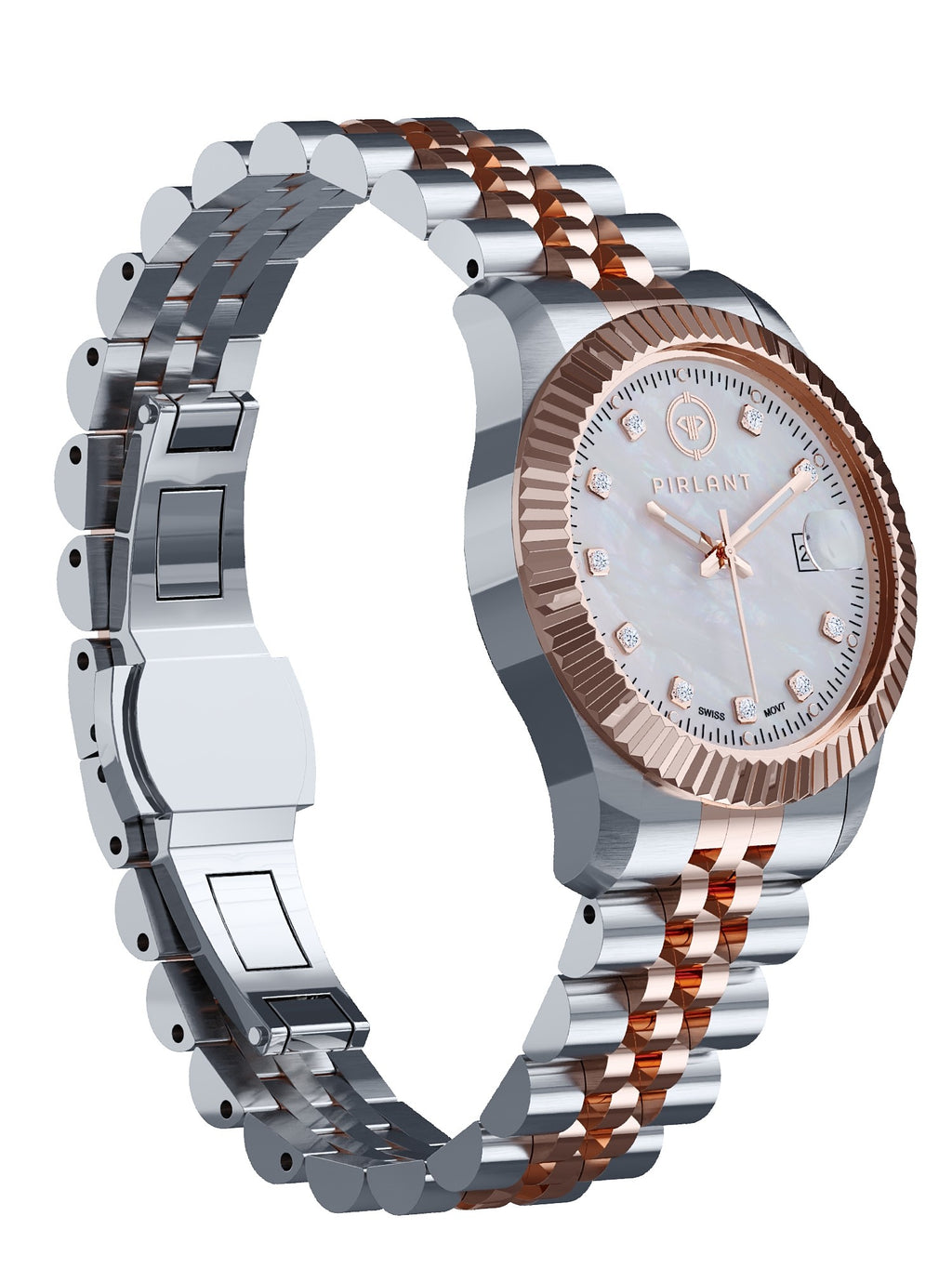 PIRLANT Mother-of-Pearl Dial Women's Watch