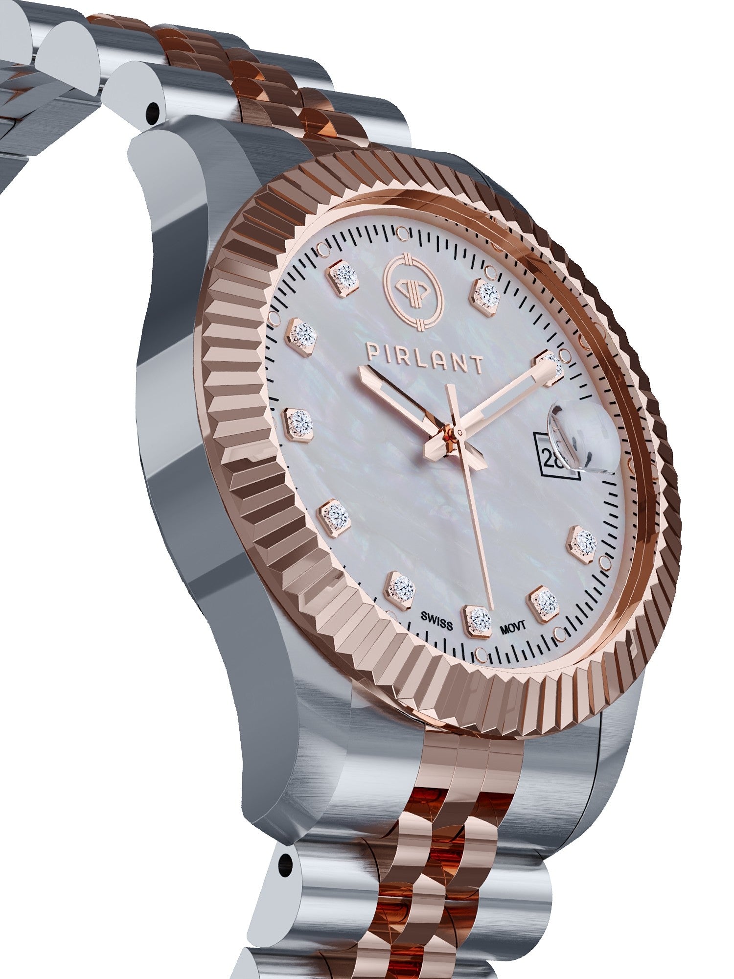 PIRLANT Mother-of-Pearl Dial Women's Watch