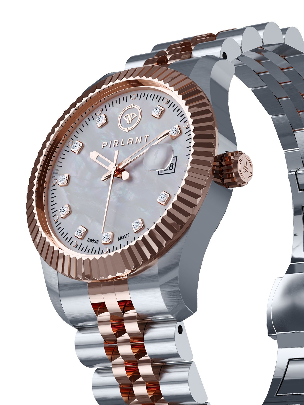 PIRLANT Mother-of-Pearl Dial Women's Watch