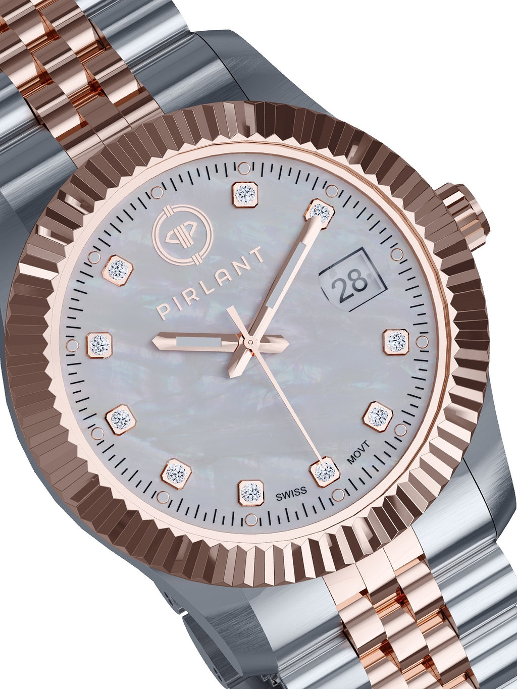 PIRLANT Mother-of-Pearl Dial Women's Watch