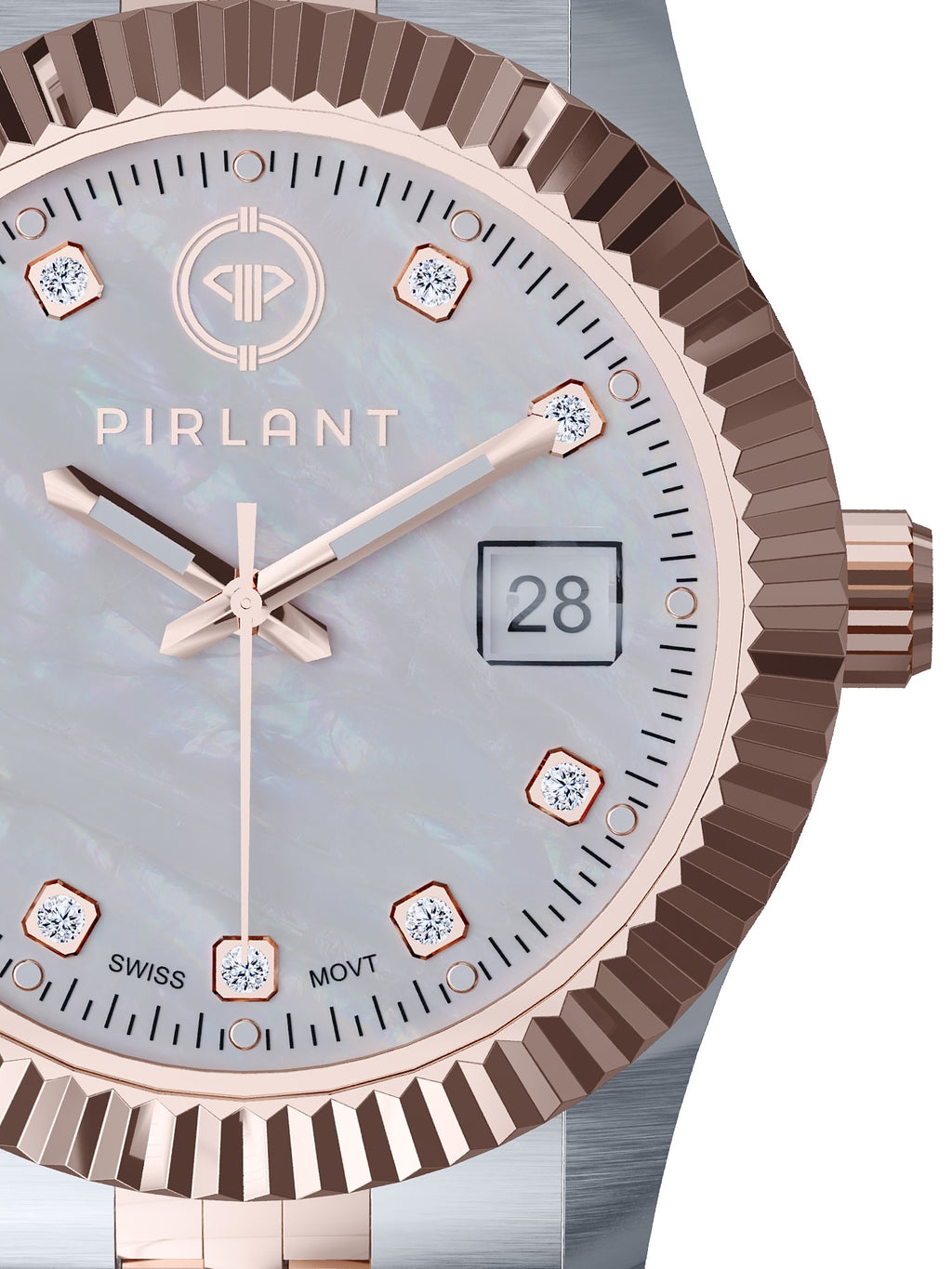 PIRLANT Mother-of-Pearl Dial Women's Watch