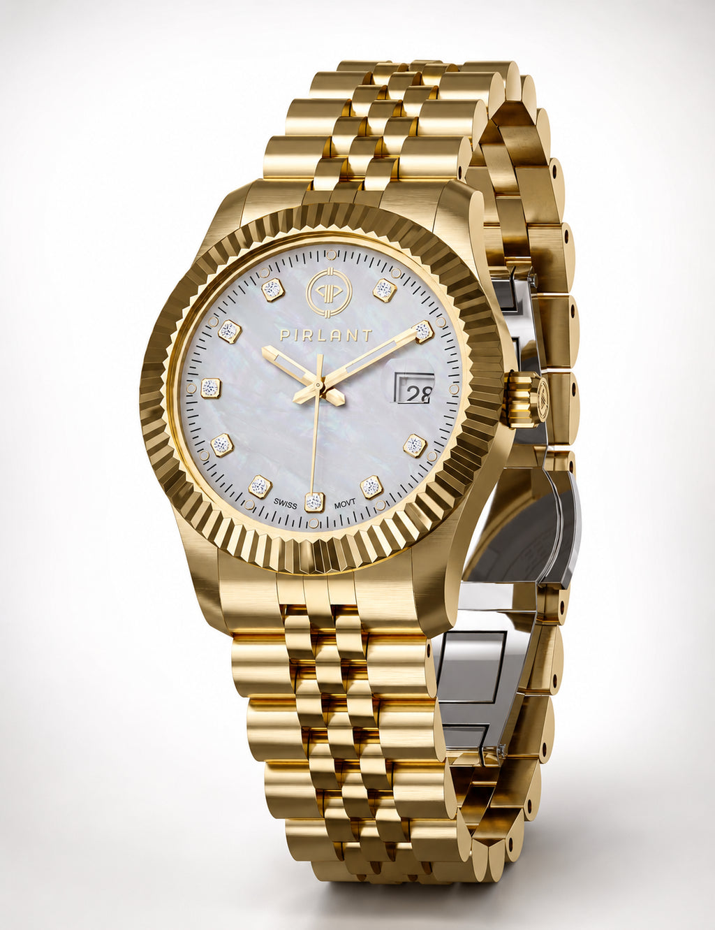 PIRLANT Mother-of-Pearl Dial Women's Watch