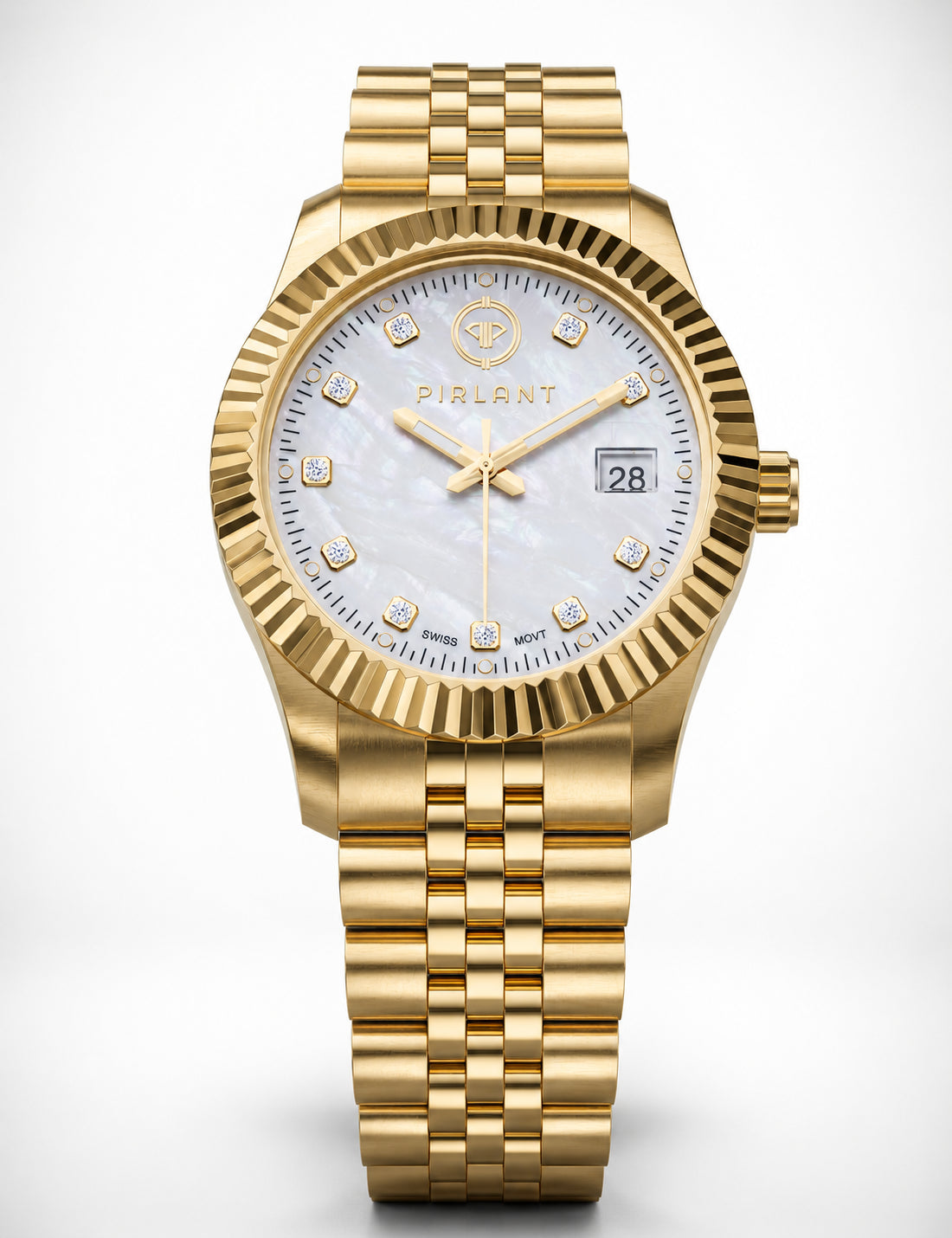 PIRLANT Mother-of-Pearl Dial Women's Watch