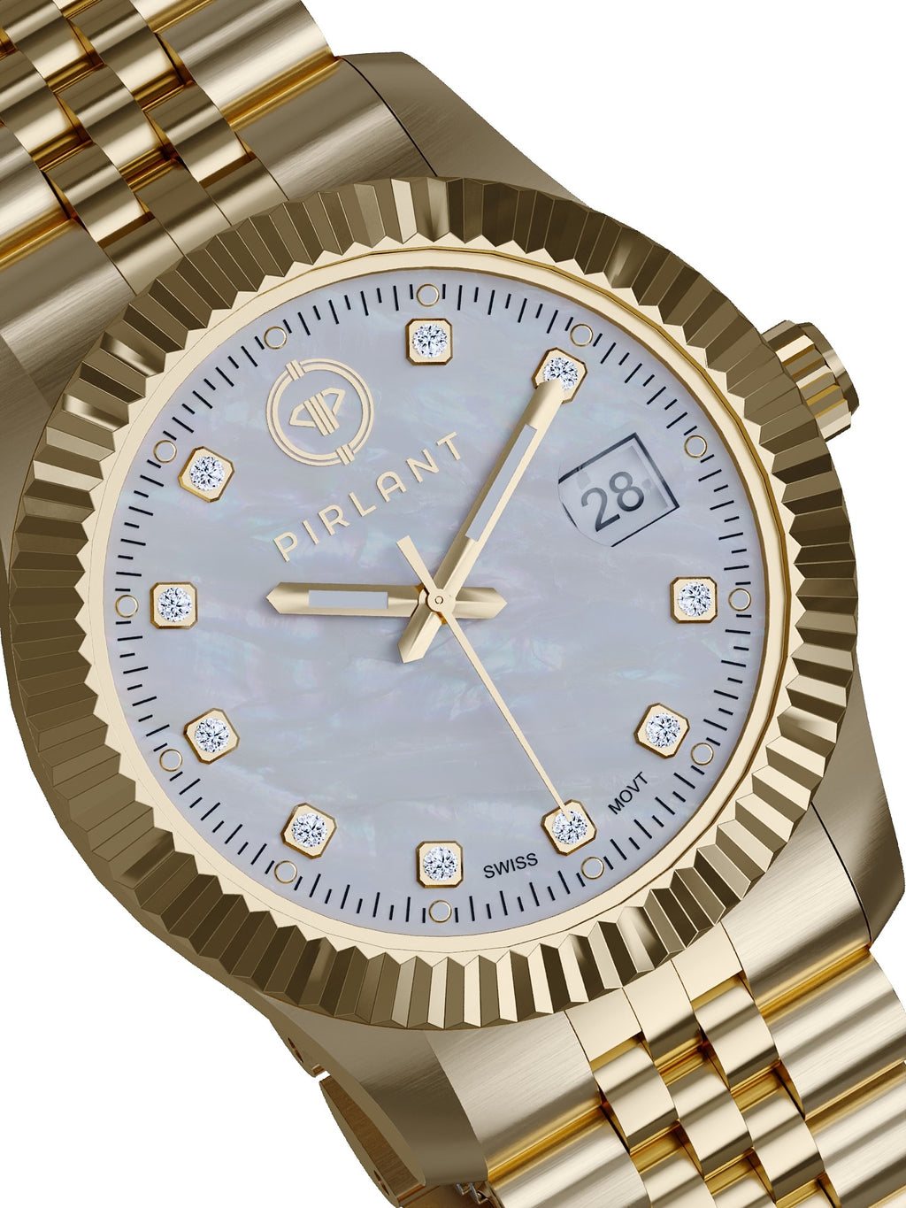 PIRLANT Mother-of-Pearl Dial Women's Watch