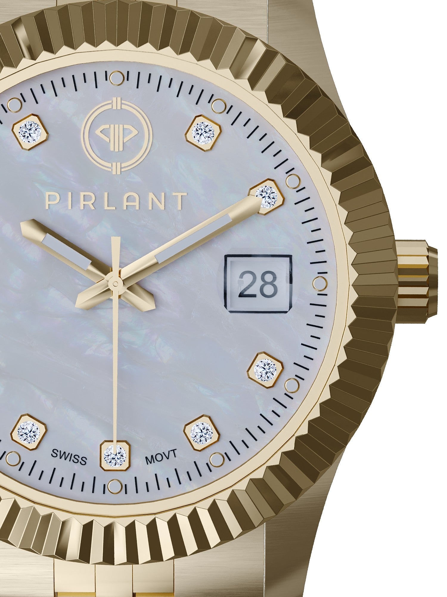 PIRLANT Mother-of-Pearl Dial Women's Watch
