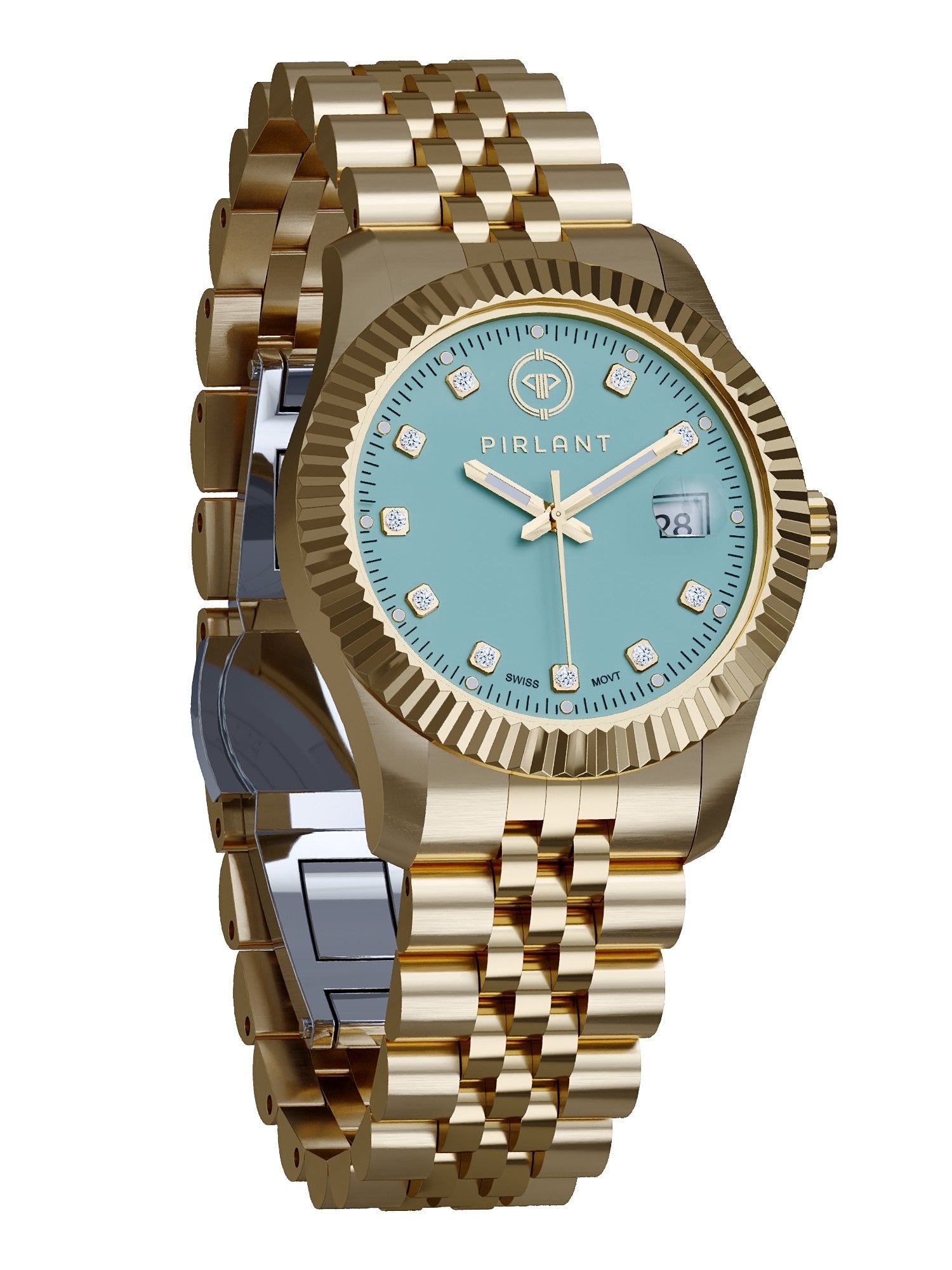 PIRLANT Turquoise Dial Women's Watch