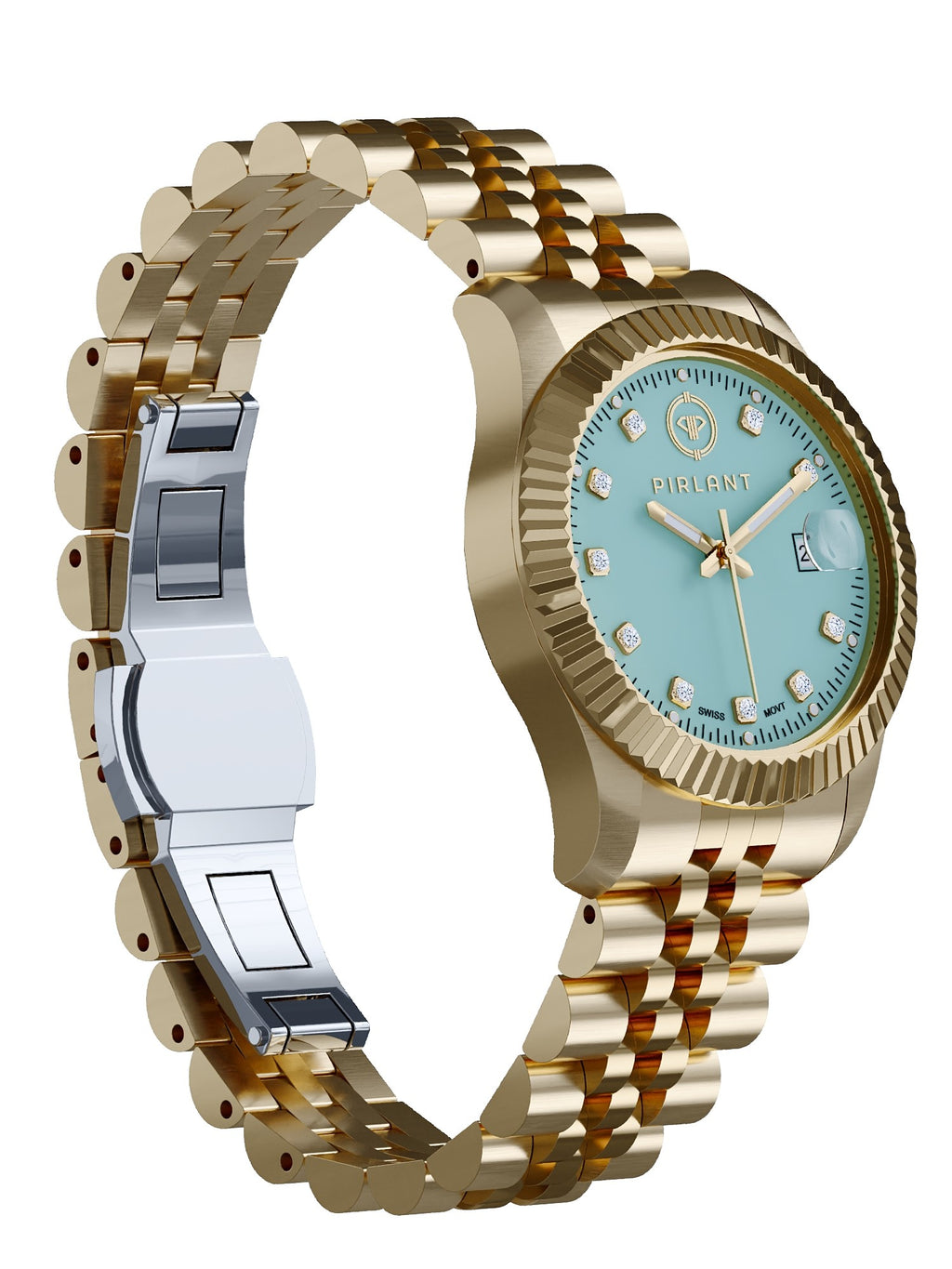 PIRLANT Turquoise Dial Women's Watch