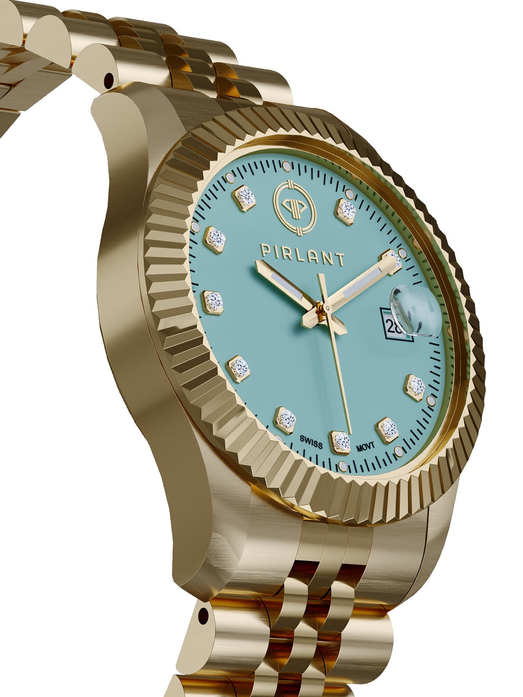 PIRLANT Turquoise Dial Women's Watch