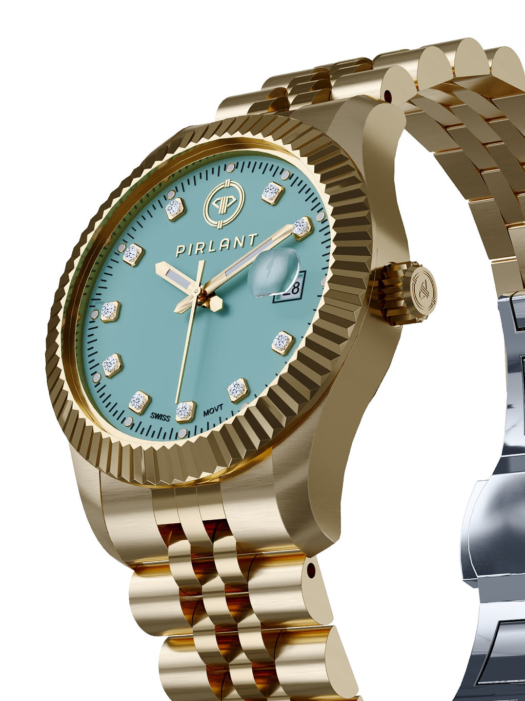 PIRLANT Turquoise Dial Women's Watch