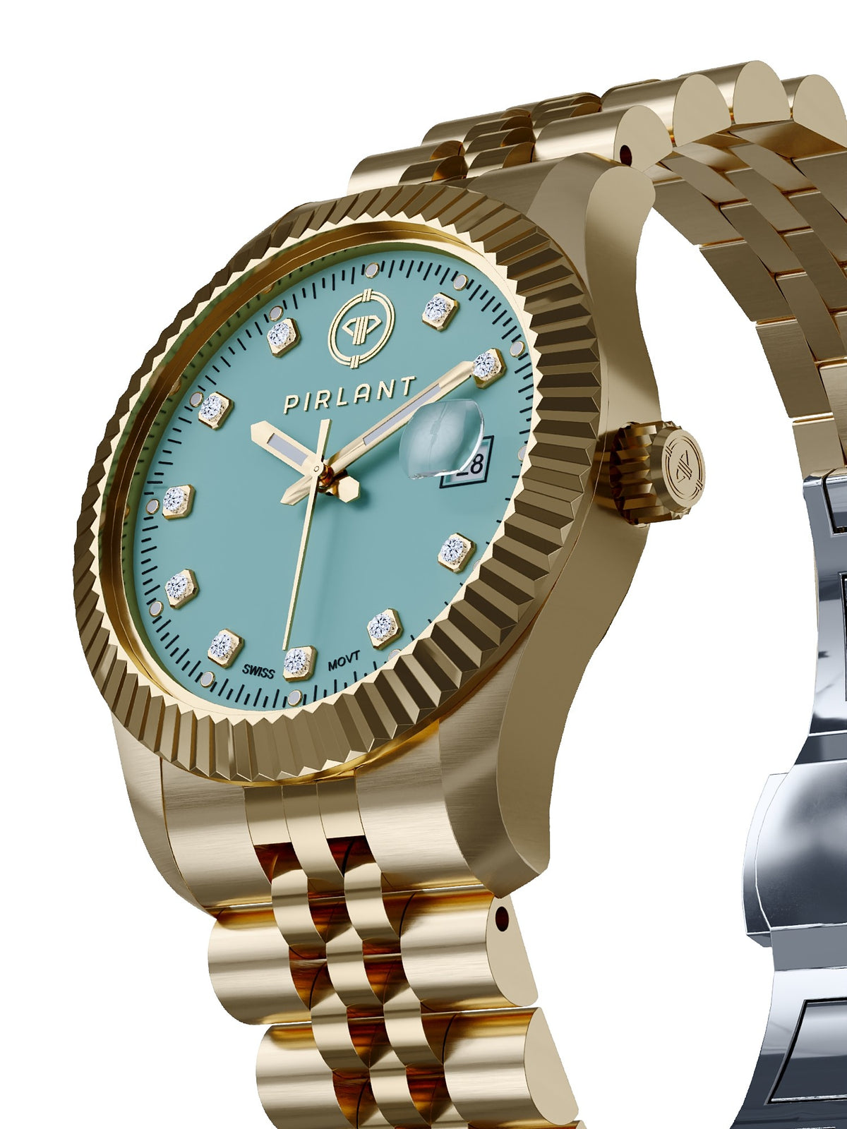 PIRLANT Turquoise Dial Women's Watch