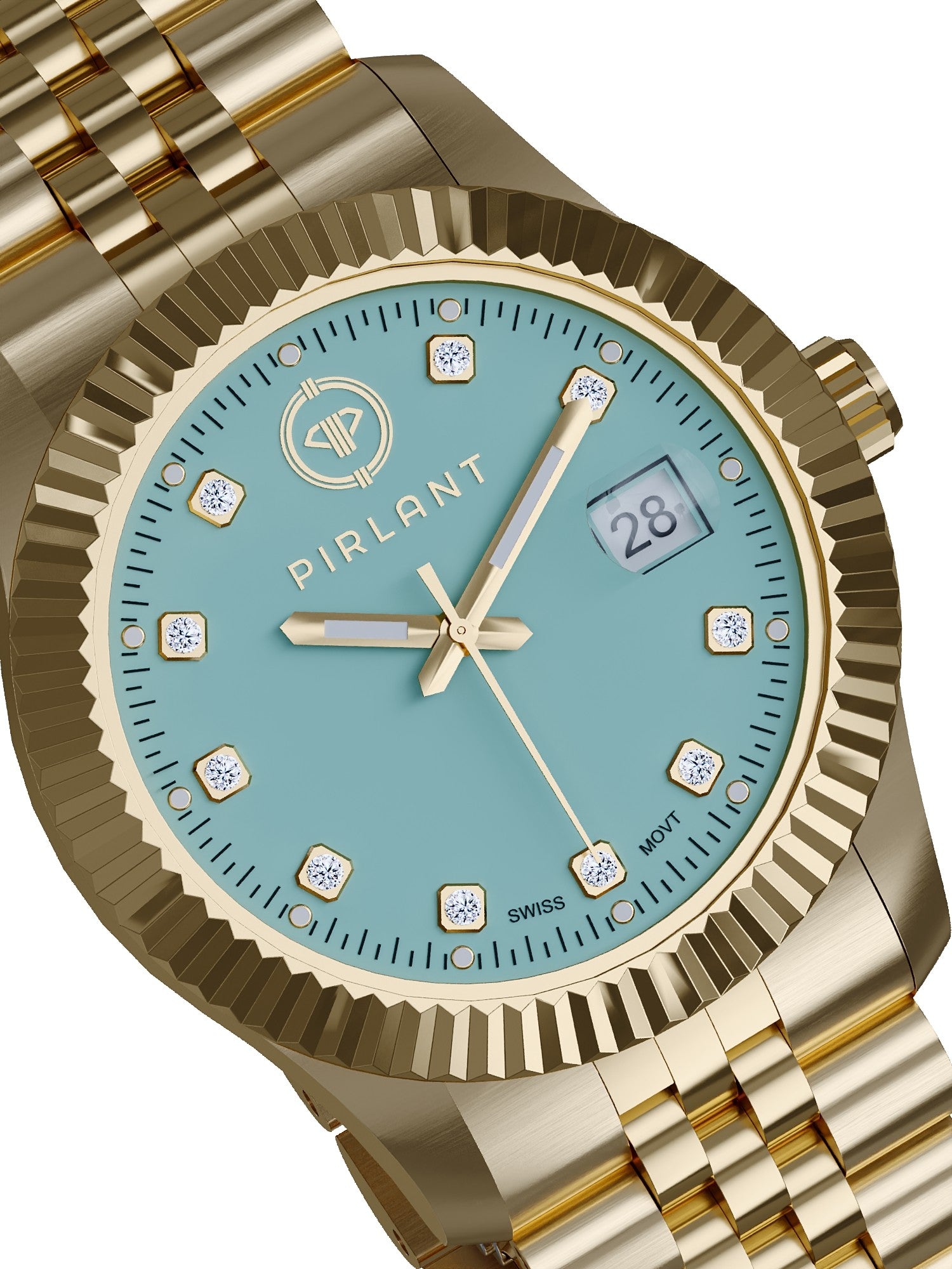 PIRLANT Turquoise Dial Women's Watch