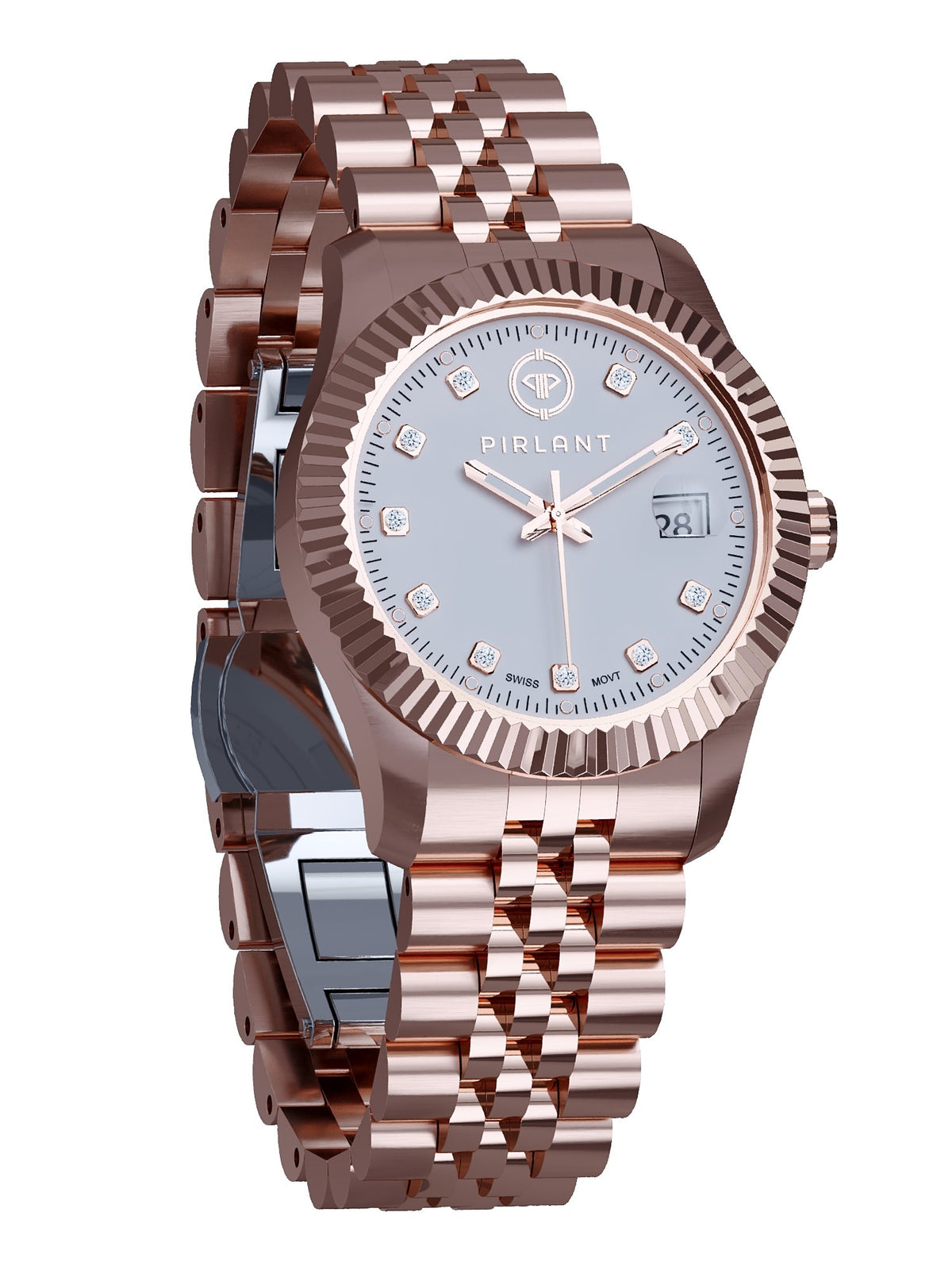 PIRLANT White Dial Women's Watch