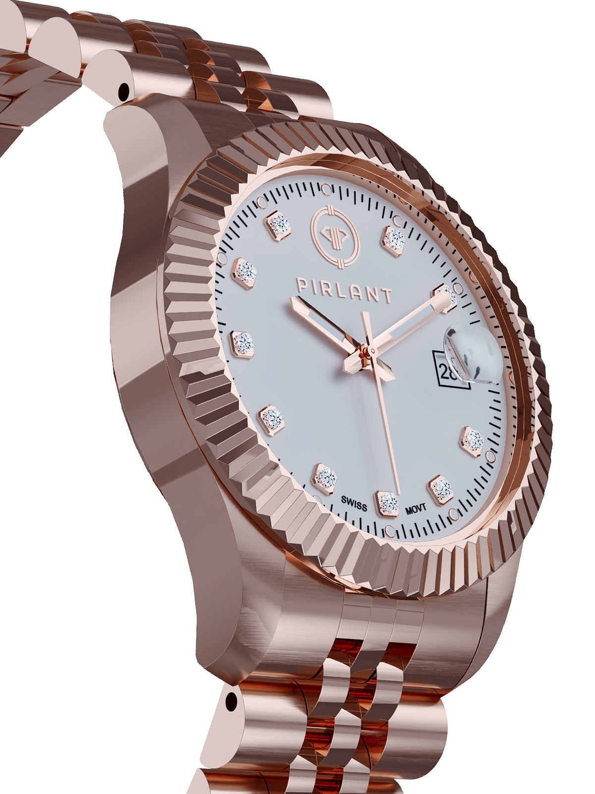 PIRLANT White Dial Women's Watch