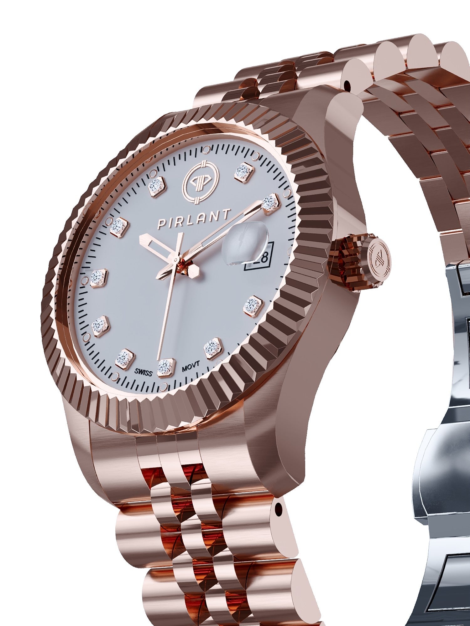 PIRLANT White Dial Women's Watch