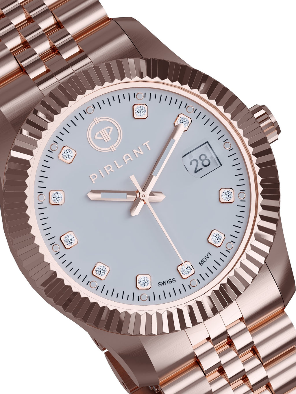 PIRLANT White Dial Women's Watch