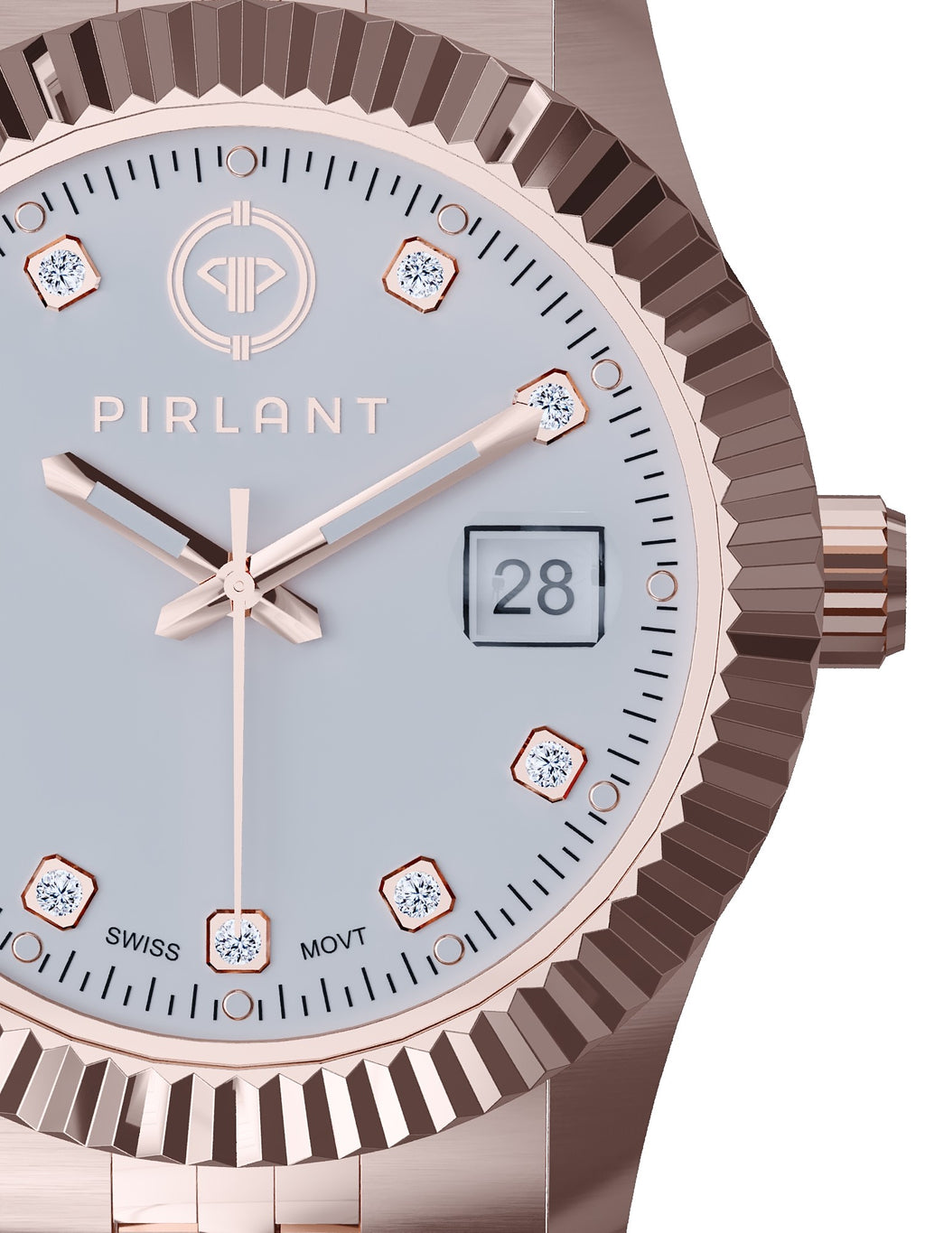PIRLANT White Dial Women's Watch