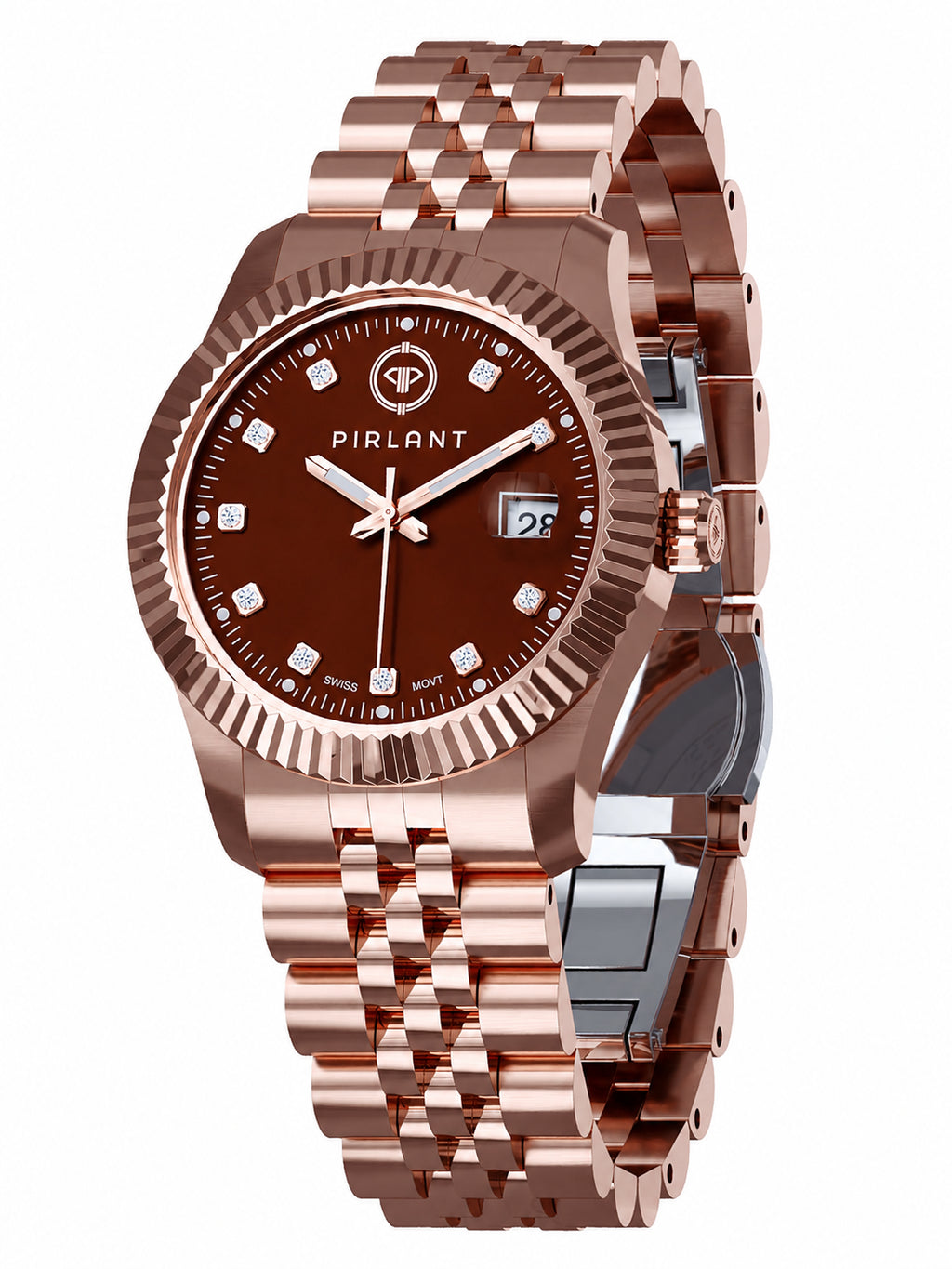 PIRLANT Brown Dial Women's Watch