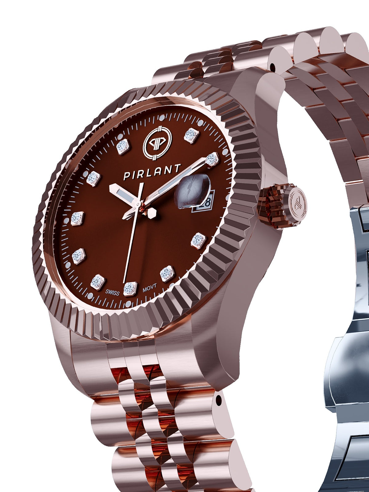 PIRLANT Brown Dial Women's Watch
