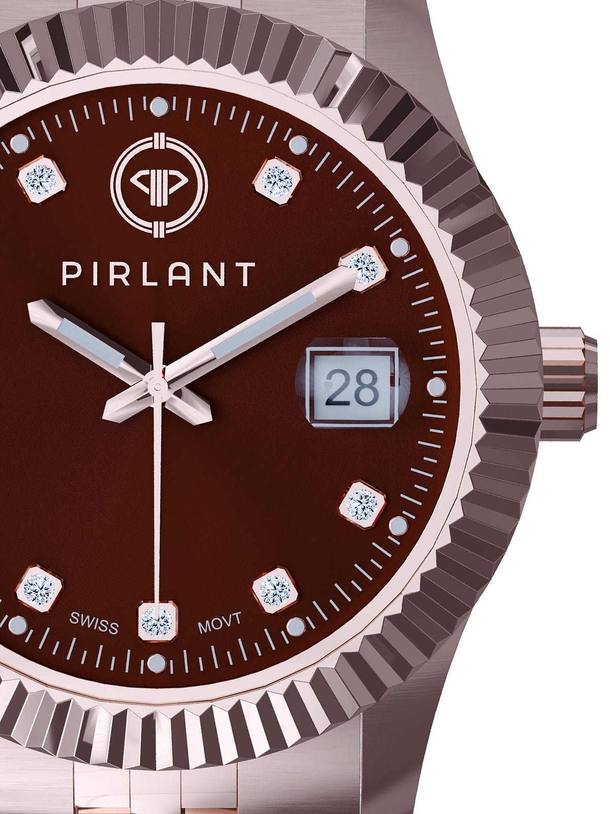 PIRLANT Brown Dial Women's Watch