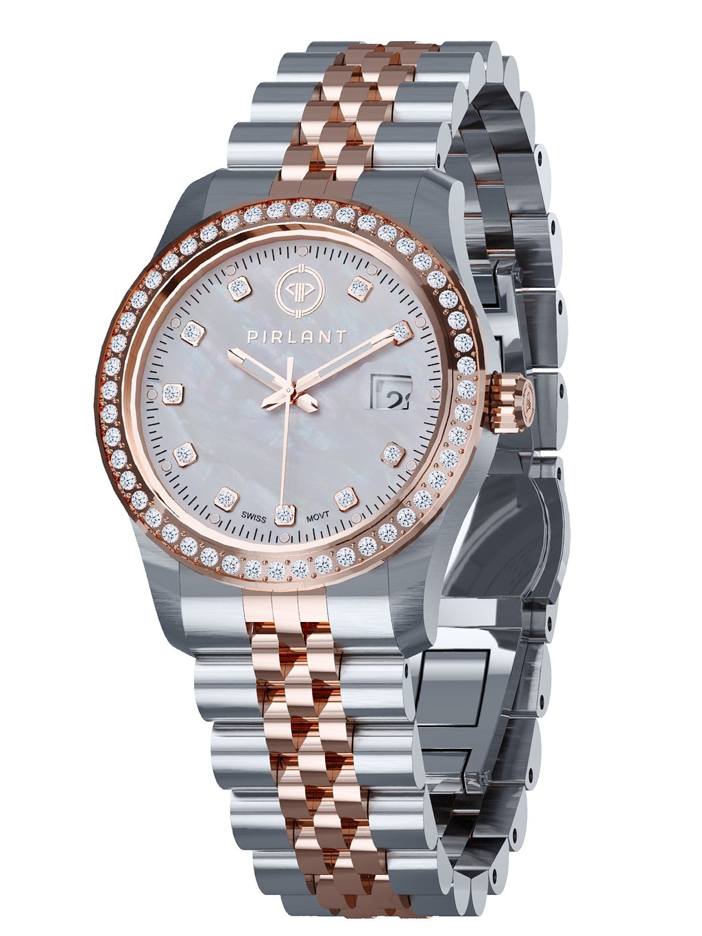 PIRLANT Mother-of-Pearl Dial Women's Watch