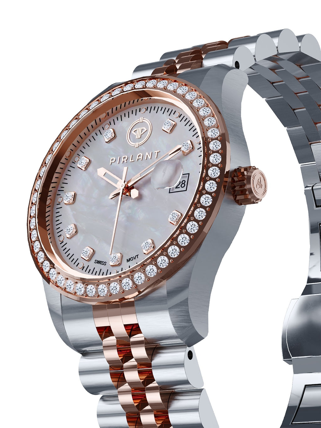 PIRLANT Mother-of-Pearl Dial Women's Watch