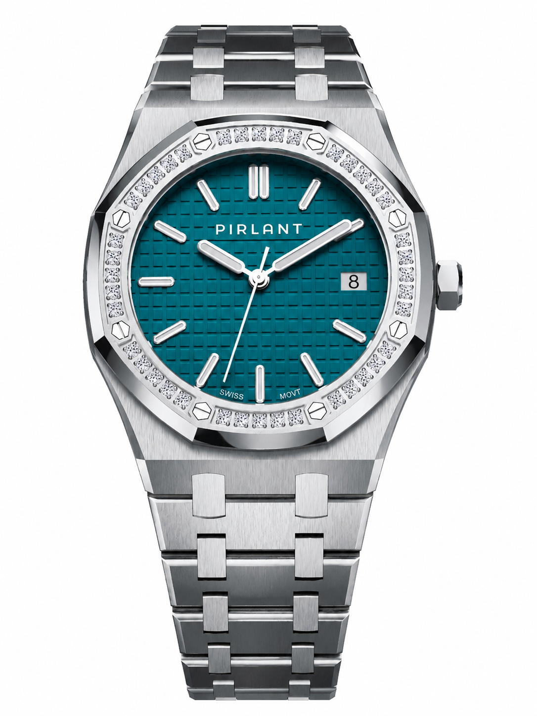 PIRLANT SBL04-1-PT Teal Dial Women's Classic Quartz Watch – 34 mm Main image