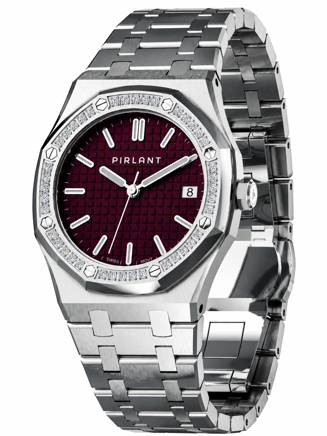PIRLANT SBL04-1-MO Purple Dial Women's Classic Quartz Watch – 34 mm Secondary image
