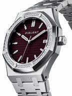 PIRLANT SBL04-1-MO Purple Dial Women's Classic Quartz Watch – 34 mm