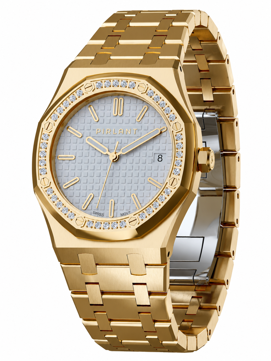 PIRLANT SBL04-2-BE White Dial Women's Classic Quartz Watch – 34 mm Secondary image