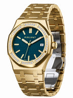 PIRLANT SBL04-2-PT Teal Dial Women's Classic Quartz Watch – 34 mm