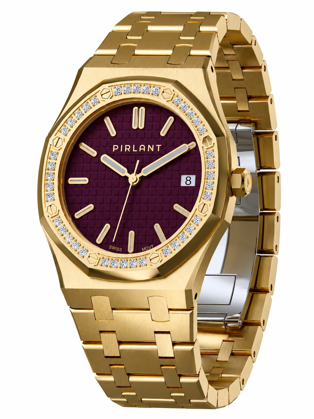 PIRLANT SBL04-2-MO Purple Dial Women's Classic Quartz Watch – 34 mm Secondary image
