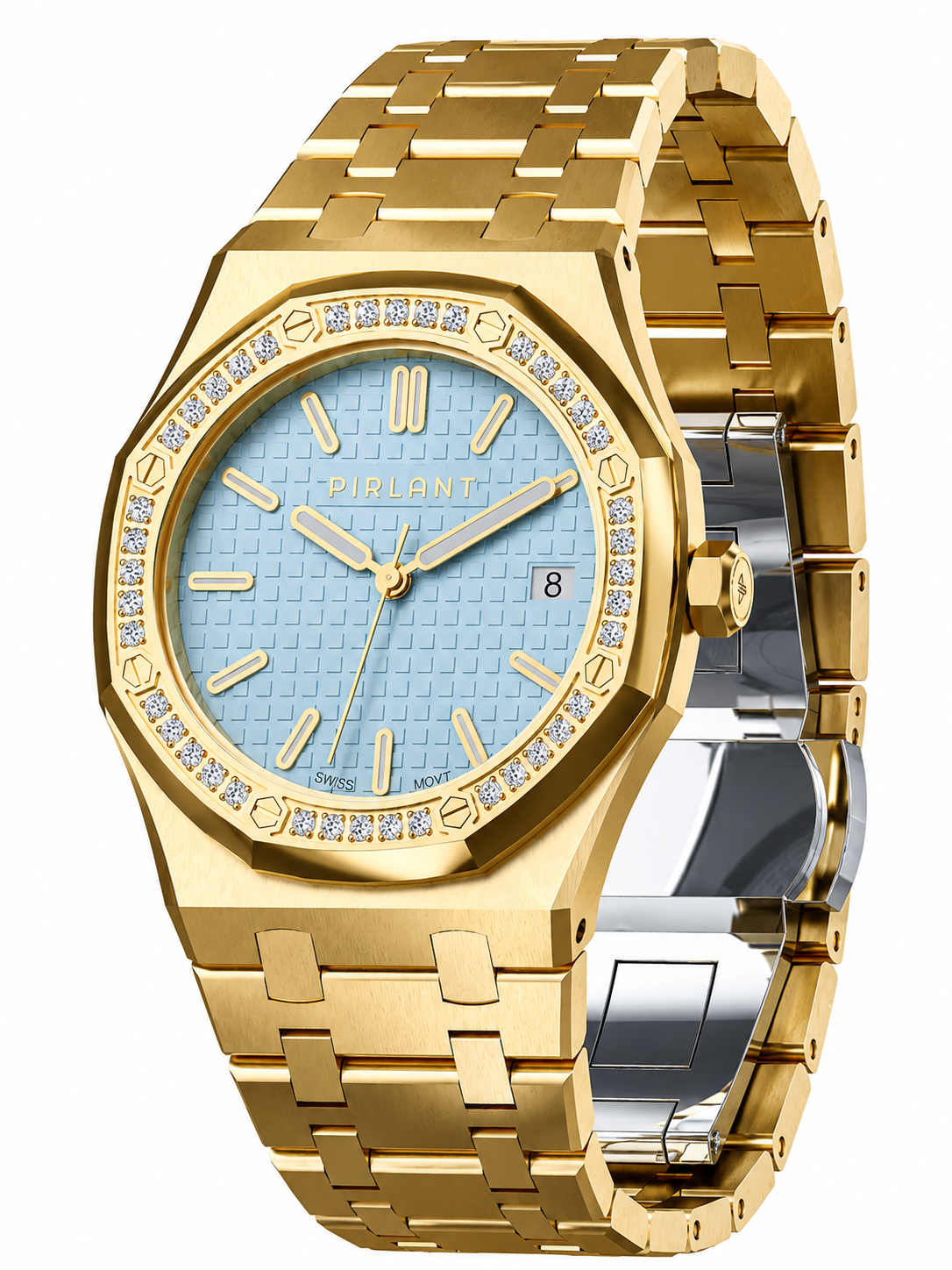 PIRLANT SBL04-2-BU Ice Blue Dial Women's Classic Quartz Watch – 34 mm Secondary image