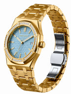 PIRLANT SBL04-2-BU Ice Blue Dial Women's Classic Quartz Watch – 34 mm