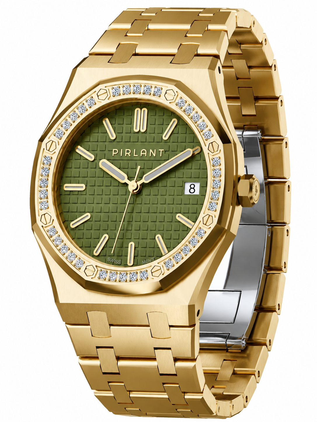 PIRLANT SBL04-2-YE Green Dial Women's Classic Quartz Watch – 34 mm Secondary image