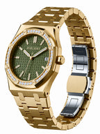 PIRLANT SBL04-2-YE Green Dial Women's Classic Quartz Watch – 34 mm
