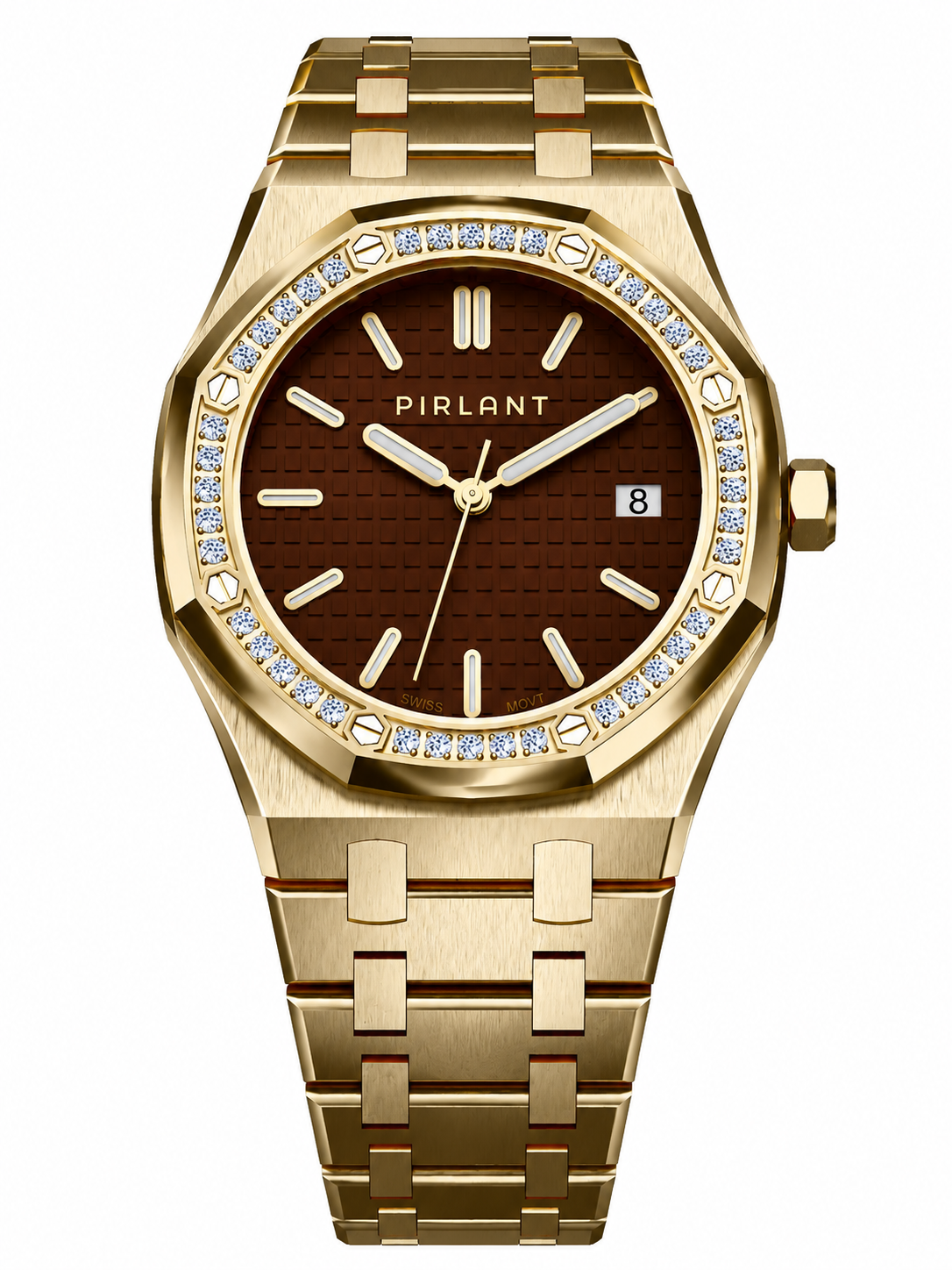 PIRLANT SBL04-2-KA Brown Dial Women's Classic Quartz Watch – 34 mm Main image
