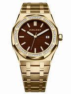 PIRLANT SBL04-2-KA Brown Dial Women's Classic Quartz Watch – 34 mm
