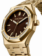 PIRLANT SBL04-2-KA Brown Dial Women's Classic Quartz Watch – 34 mm