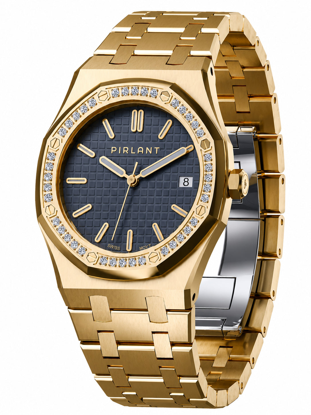 PIRLANT SBL04-2-GR Gray Dial Women's Classic Quartz Watch – 34 mm