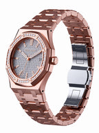 PIRLANT SBL04-3-BE White Dial Women's Classic Quartz Watch – 34 mm