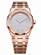 PIRLANT SBL04-3-BE White Dial Women's Classic Quartz Watch – 34 mm