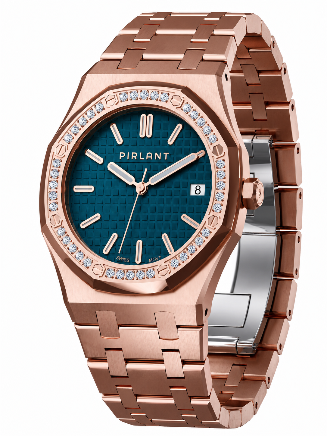 PIRLANT SBL04-3-PT Teal Dial Women's Classic Quartz Watch – 34 mm Secondary image
