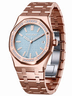 PIRLANT SBL04-3-BU Ice Blue Dial Women's Classic Quartz Watch – 34 mm