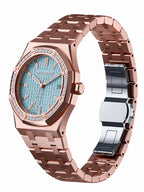 PIRLANT SBL04-3-BU Ice Blue Dial Women's Classic Quartz Watch – 34 mm