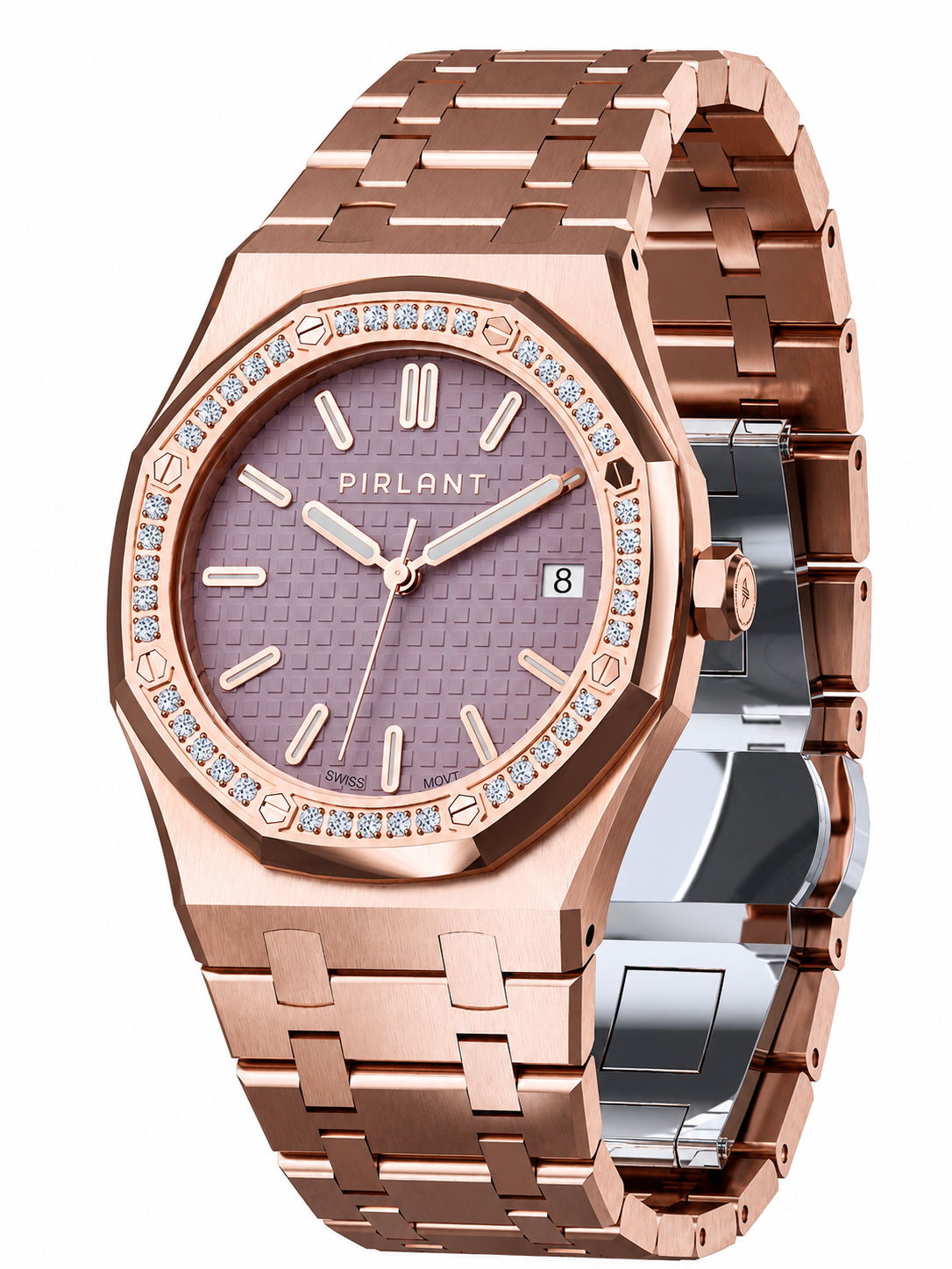 PIRLANT SBL04-3-PESE Pink Mother-of-Pearl Dial Women's Classic Quartz Watch – 34 mm Secondary image