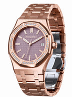 PIRLANT SBL04-3-PESE Pink Mother-of-Pearl Dial Women's Classic Quartz Watch – 34 mm
