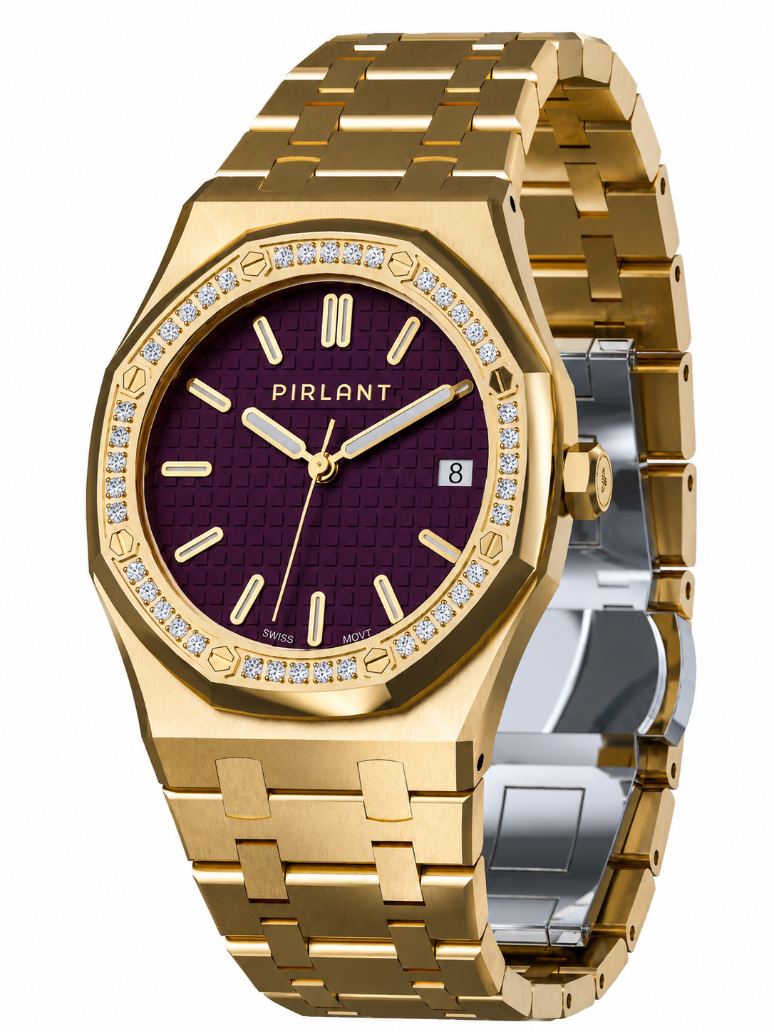 PIRLANT SBL04-4-MO Purple Dial Women's Classic Quartz Watch – 34 mm Secondary image