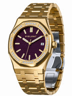 PIRLANT SBL04-4-MO Purple Dial Women's Classic Quartz Watch – 34 mm