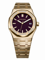 PIRLANT SBL04-4-MO Purple Dial Women's Classic Quartz Watch – 34 mm