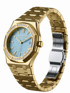 PIRLANT SBL04-4-BU Ice Blue Dial Women's Classic Quartz Watch – 34 mm